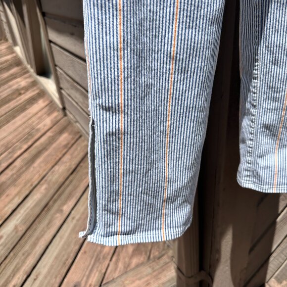 3x1 NYC Austin Crop Jean in Nillie Stripe High-Rise - Picture 10 of 12